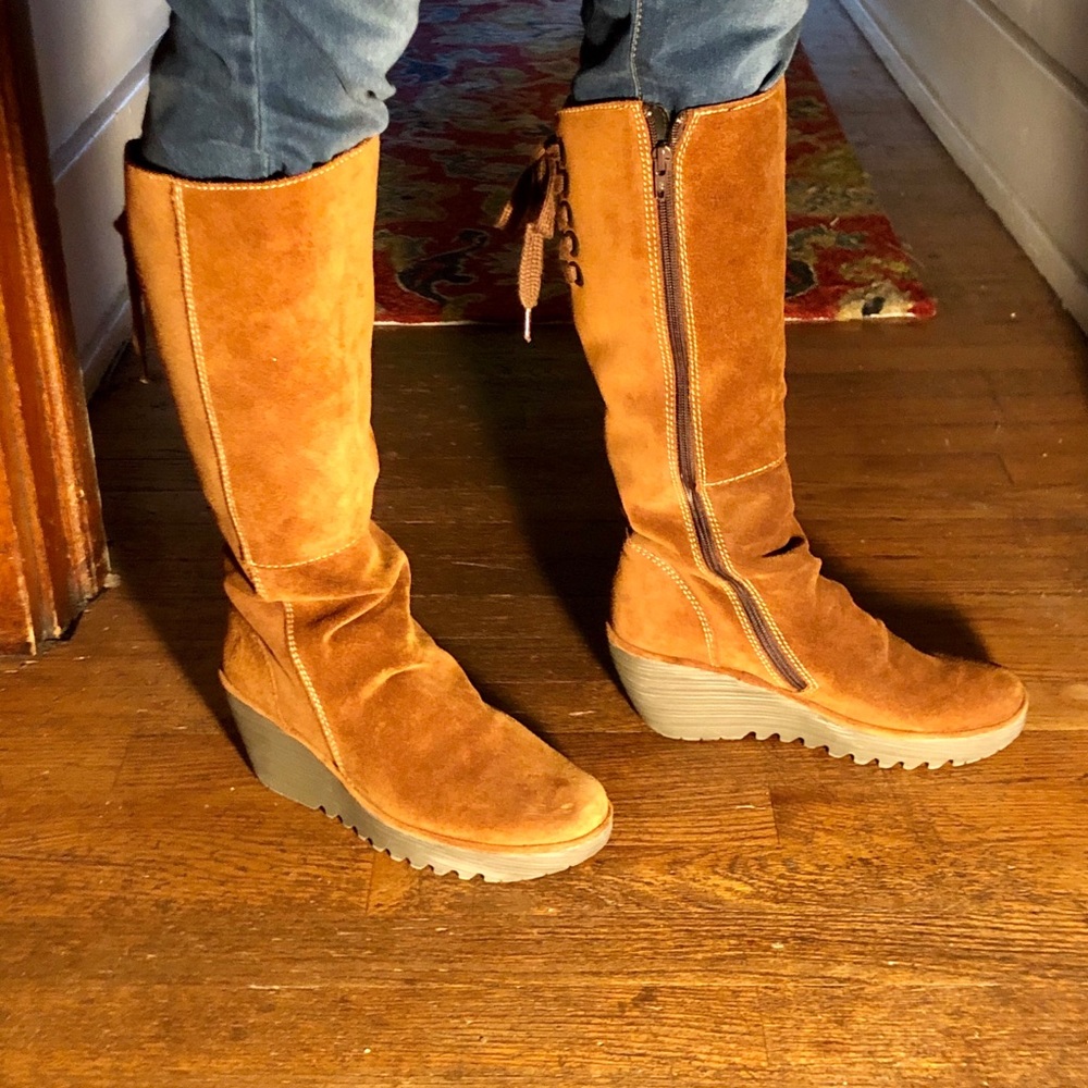 Fly London tall suede boots - Picture 6 of 8